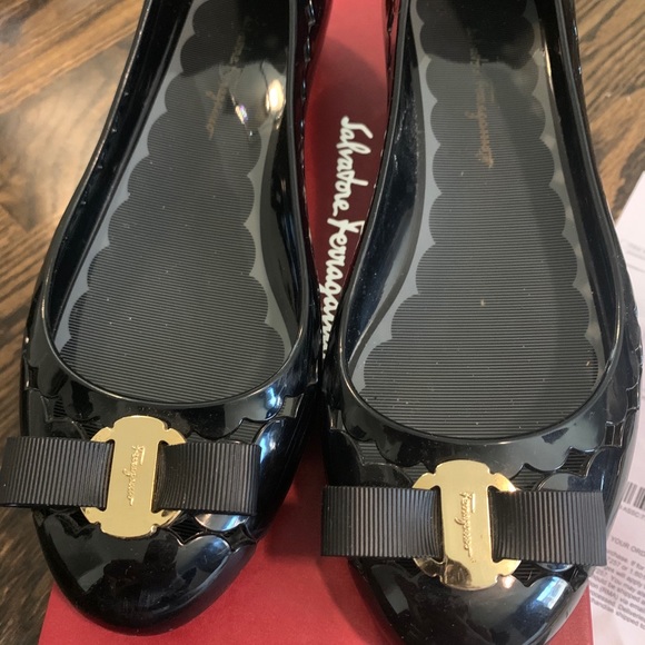 Black Jelly Salvatore Ferragamo shoes - Picture 2 of 4